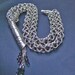 Burgundy Ripple Chainmaille Necklace