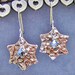 Fine Silver Star Earrings