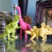 Dinosaur Planter TREX Bright Lime Green Ready to Plant and Display at Work or Home Great