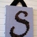 Button Monogram on Silk-Wrapped Canvas -- Custom Design Your Own -- by Letter Perfect Designs on Etsy