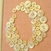 Nursery Button Letter Art Wall Hanging L-O-V-E -- 10"x14" -- Your Choice Fabrics to Match Baby's Nursery -- by Letter Perfect Designs