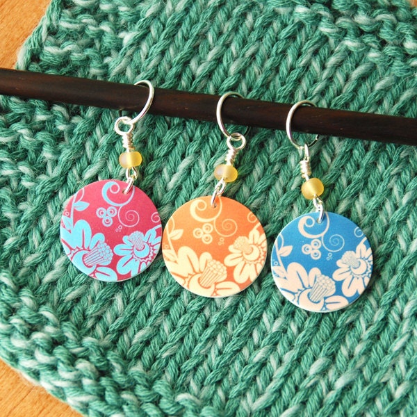 SET Flower Stitch Markers