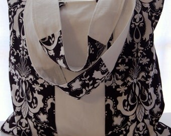 Tote Black White - Shoulder Bag