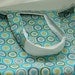 Tote Turquoise White - Shoulder Bag
