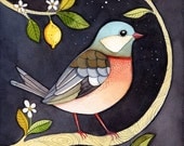 Bird wall art - Nursery print