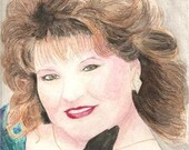 Original Hand Painted Watercolor Human Memorial Portraits 9 x 12 inch You Provide The Picture Or Idea Made to Order by Shannon Ivins