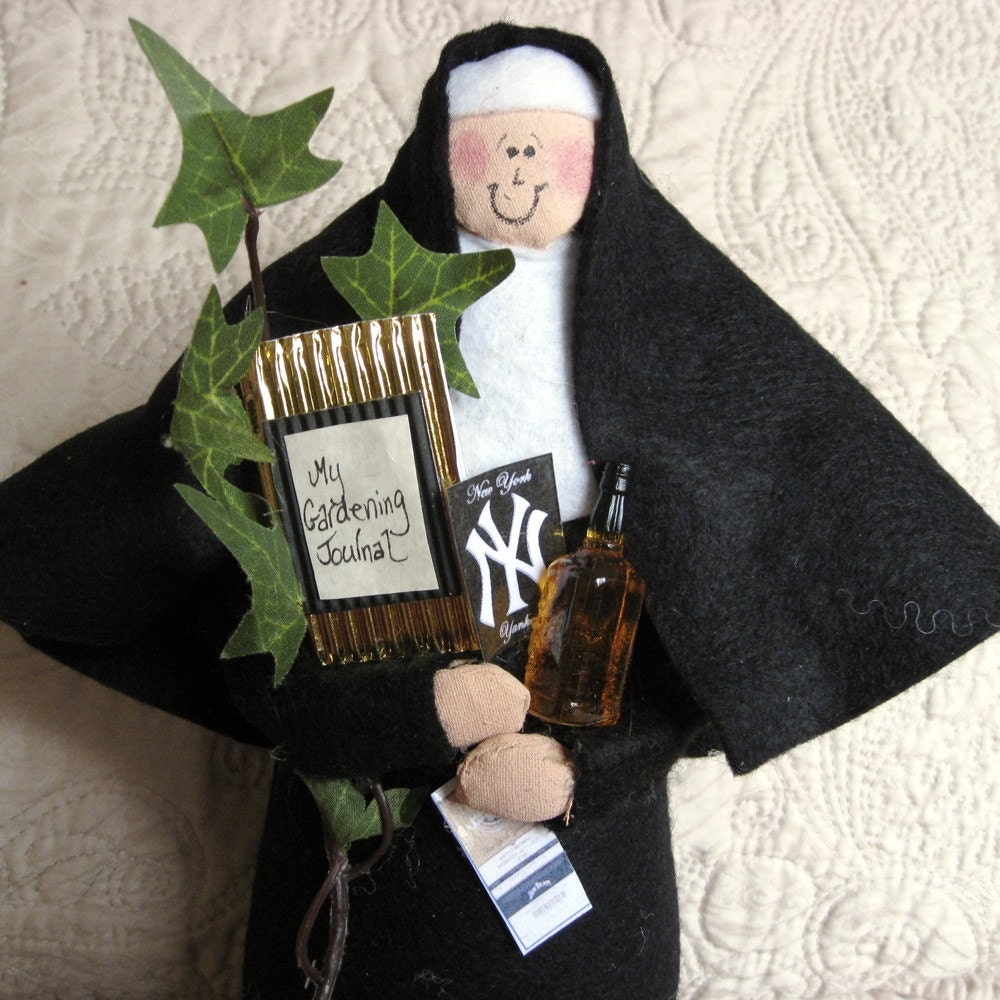 Nun Doll Catholic gift- -Personalized Sister