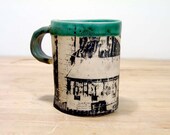 Mug with Barn Print