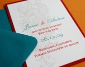 Vintage Garden- save the date, set of 20