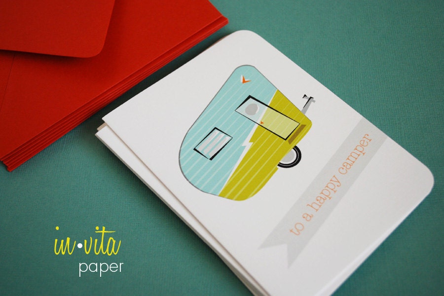To a Happy Camper- set of 6 everyday cards