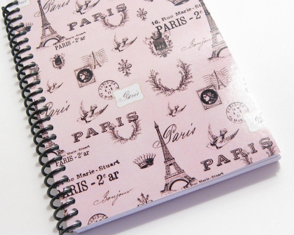 Pink Paris - Spiral Notebook (4 x 6)