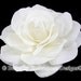 Ivory Gwyneth Gardenia Bridal Hair Flower Clip
