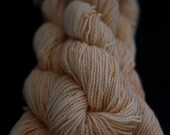 Hand Dyed Yarn, Wool/Mohair Yarn, Soft Pastels, 'Creamsicle'
