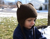 PDF Pattern for Crocheted EarFlap Bear Beanie Size Baby to Toddler (19)