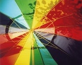 The Rainbow Umbrella - Fine-Art Holga Print - 8x8