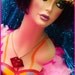Rainbow Kiss - Resin Lips Necklace