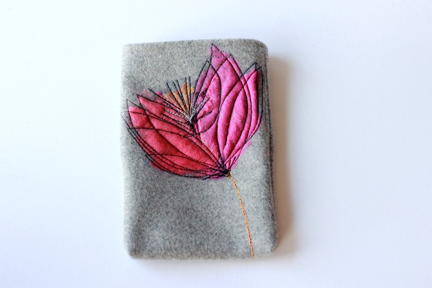 Sale - Hot Pink Floral Kindle, E-Reader or Nook Case