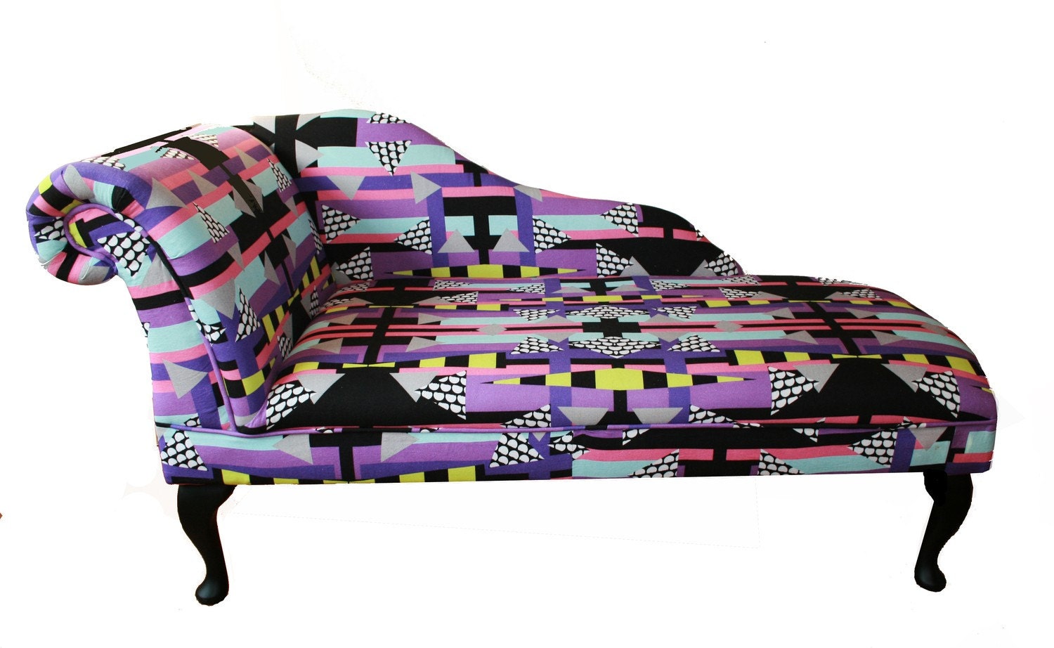 Chaise Longue Chair Funky Print