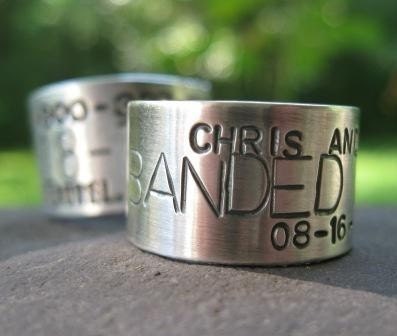 Custom Goose, Duck Band Ring . sterling silver . personalized for the avid hunter in your life . finger sz 6 - 9 1/2