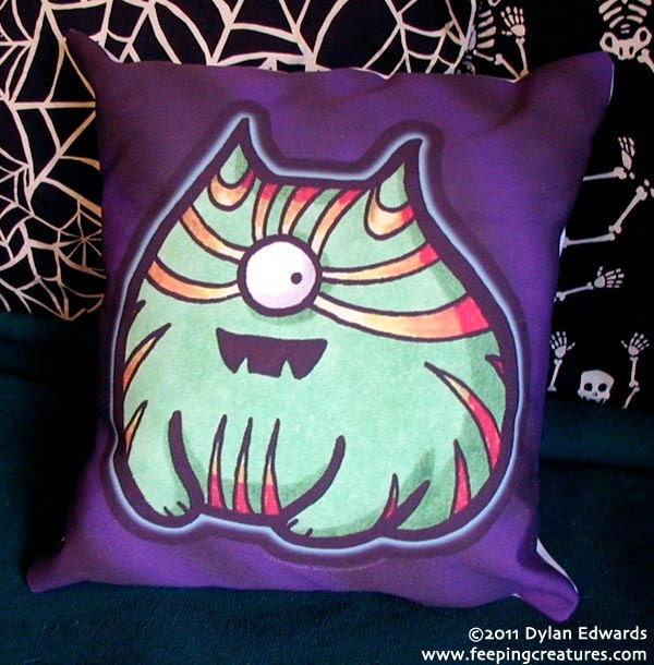 Feeping Creatures Monster Pillow - Oddsbaldistone Cat Monster