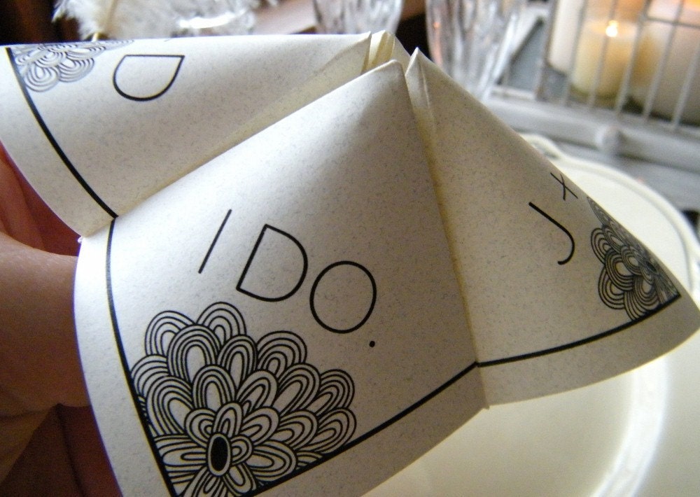 origami wedding favours