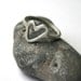 Sterling Silver Open Heart Ring Size 6