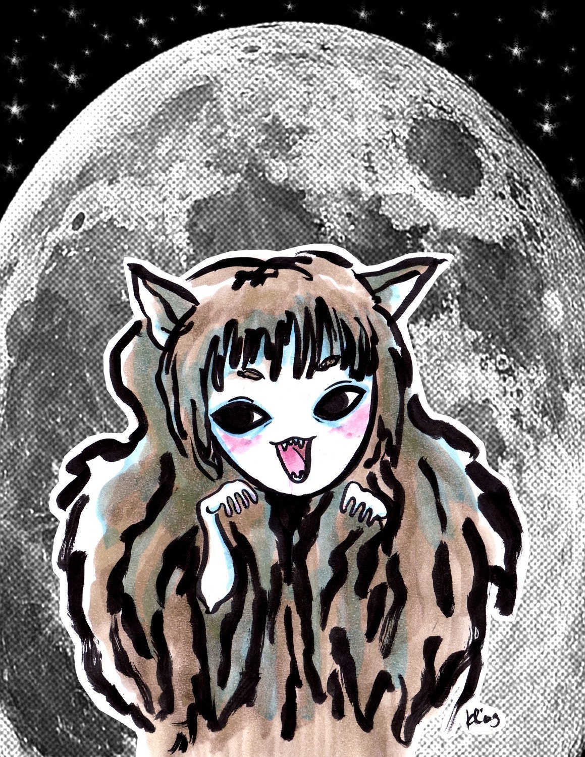 Print 8x10 - Wereism - Werewolf