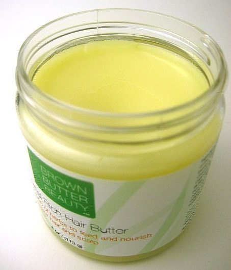 Herbal Hair Butter - Natural Hair Pomade - 8 Ounces