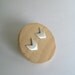 Chevron Studs in Sterling Silver