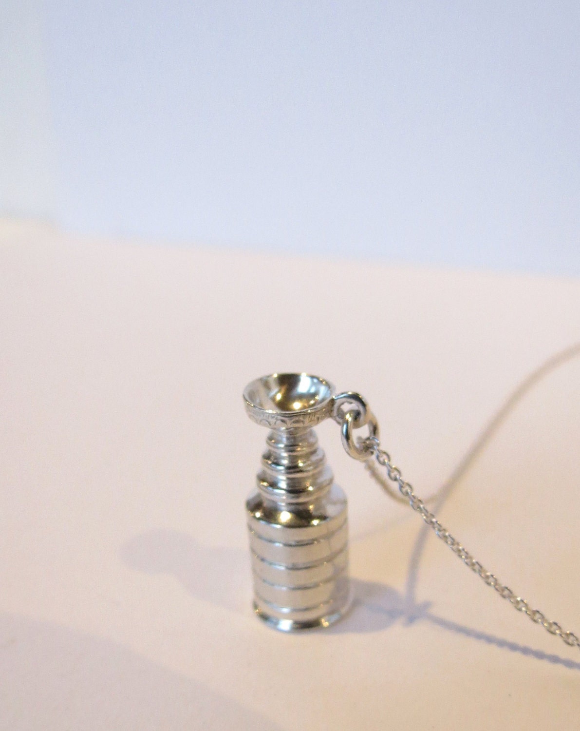 Sterling Silver Trophy Cup Necklace