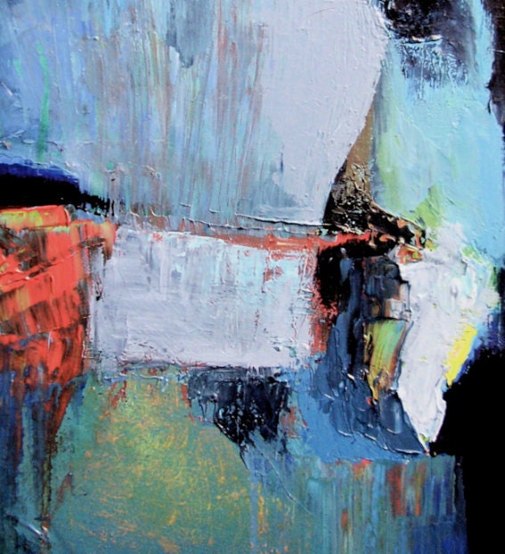 Vol (detail), abstract, fine art reproduction from oil painting, small