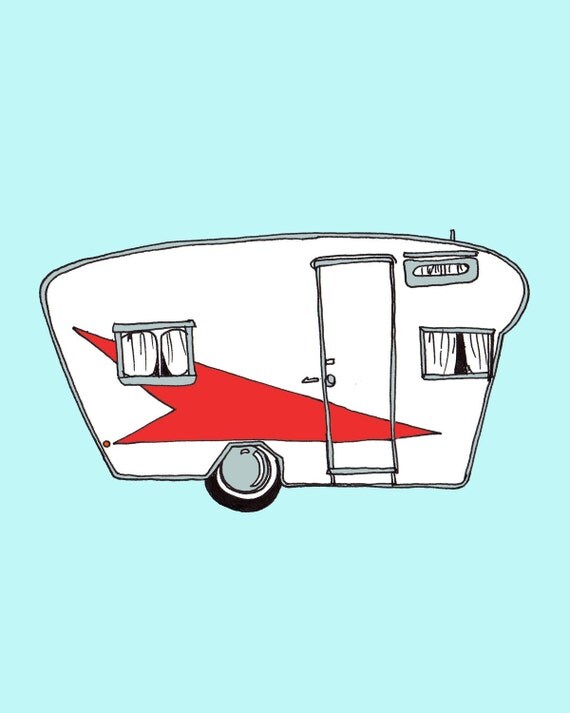 Scarlett Vintage Camper Print