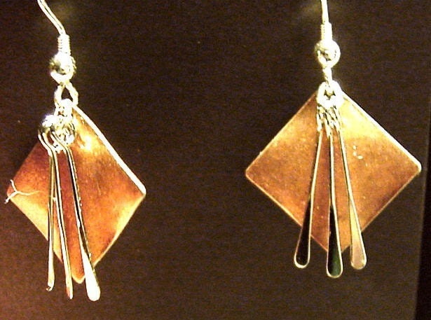 Copper Diamond and Silver Paddles