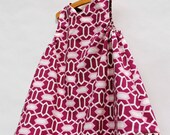 Reversible Jumper Dress in Pink and Plum, sizes 12m 2 3 4 5 6