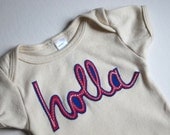 Organic Cotton Onesie- Holla