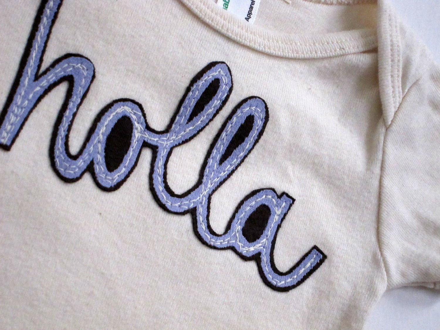 Organic Cotton Onesie- Holla