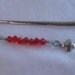 Cross Red Beaded Bookmark SALE Forty percent off