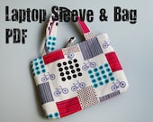Laptop Sleeve, Ipad Sleeve, Kindle Bag PDF Pattern -- NEW Instructions for Kindles, Kindle Fire, Nook, and Smart Phone Covers