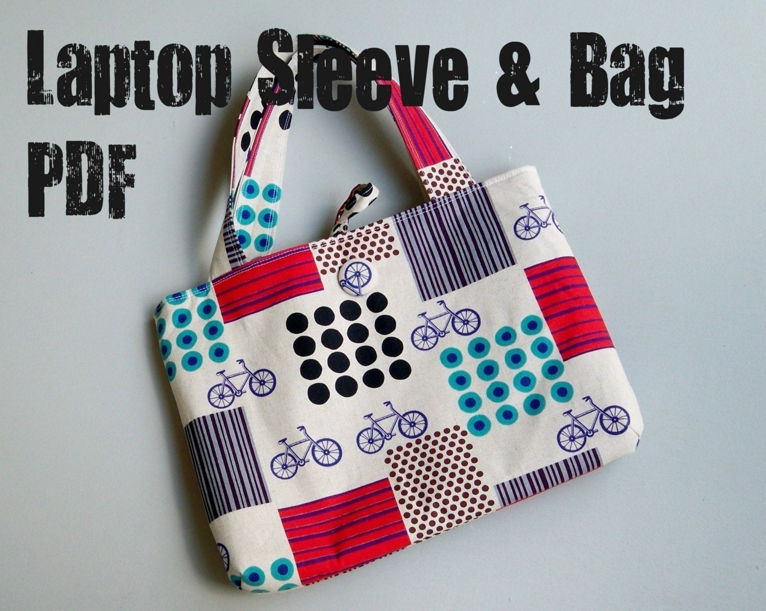 Laptop Sleeve, Ipad Sleeve, Kindle Bag PDF Pattern -- NEW Instructions for Kindles, Kindle Fire, Nook, and Smart Phone Covers