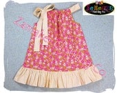 Girls Pillowcase Dresses - Spring Garden Flowers - Pillowcase Dresses in Sizes 3, 6, 9, 12, 18, 24 month, 2, 2t, 3t, 3, 4, 4t, 5, 6, 7, 8