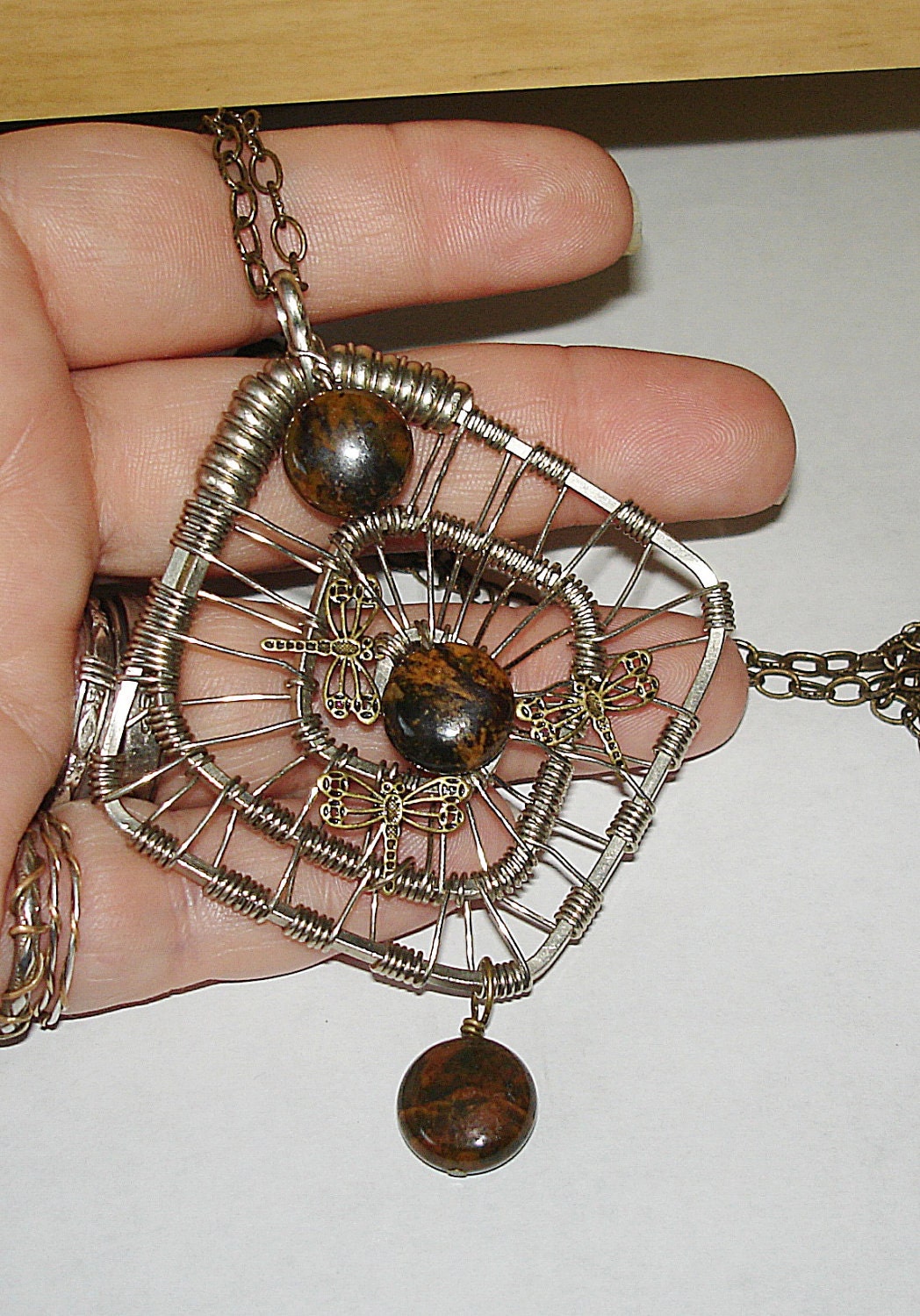 Dragonfly Necklace and Earring Set
