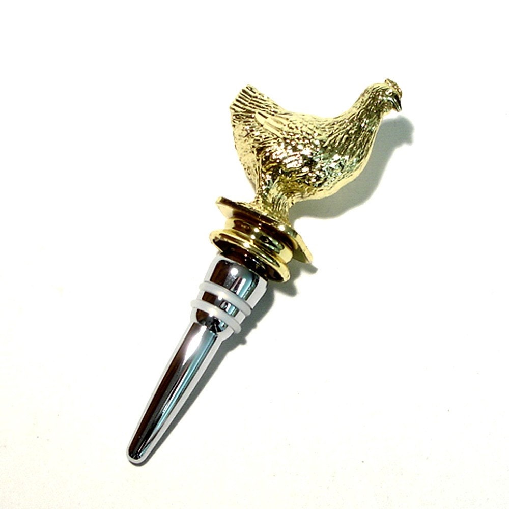 Wine Bottle Stopper - Chicken Trophy