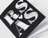 Personalised Wedding Day or Anniversary Hand Cut Greetings Card