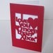 Hand-Cut 'I Love You More Than Xbox' Card