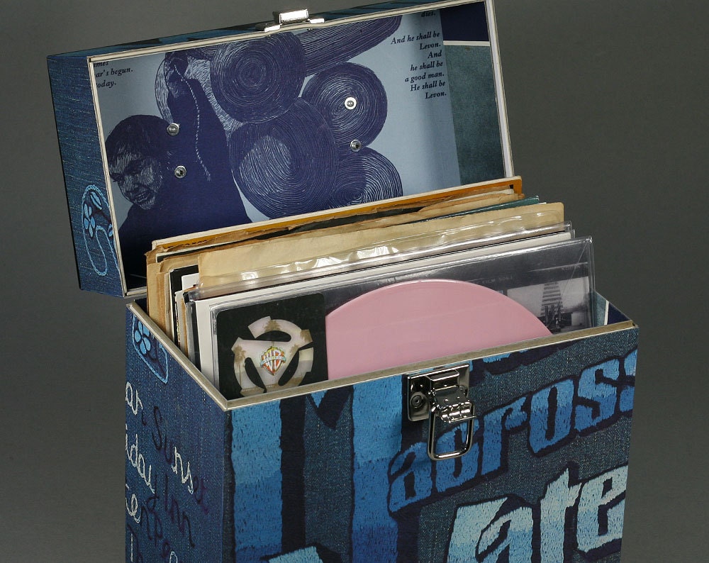 Elton John 7-inch Vinyl 45 Record Case - Handmade from Recycled Records - Madman Across the Water