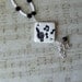 Music Notes Polymer Clay Necklace