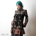 RESERVED For MARIE - 70%  BALANCE Baroque Frock Coat with tall collar - Pink Beige and Black