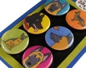 German Shepherd Magnet Set