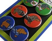 Dachshunds In Sweaters Silly Dog Magnets