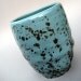 Speckled Robins Egg Vase - Handmade Wheel thrown Stoneware Pottery